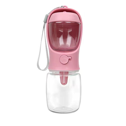 2-in-1 Portable Dog Water & Food Bottle